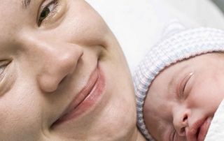 Depressed Mother and newborn baby