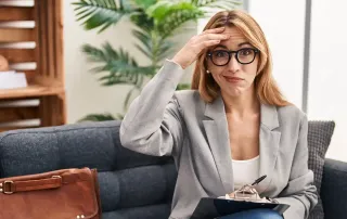a therapist feeling confused