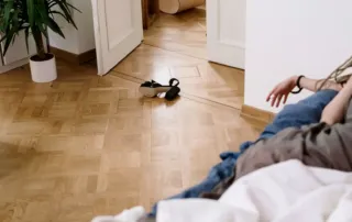 woman with hangxiety